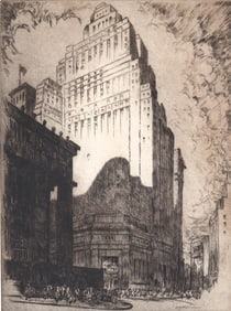 Horace Devitt Welsh Etching [Equitable Building]