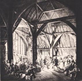 A.R. Middleton Todd Hand Signed Etching