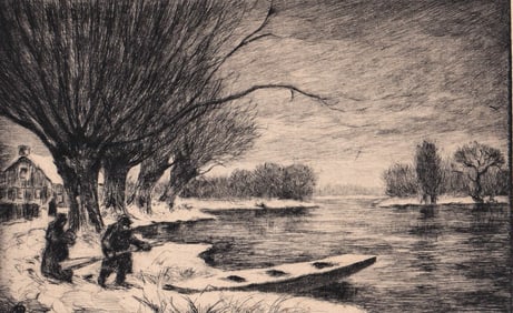 Paul Berdanier Original Hand Signed Etching