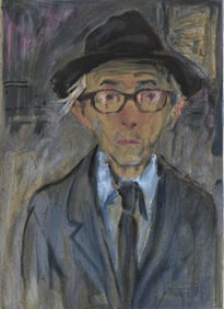 Raphael Soyer Original Hand Signed Self-Portrait