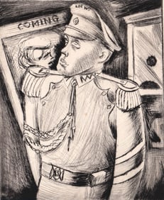 Ted Witonski Original Hand Signed Drypoint