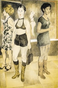 Raphael Soyer Original Signed & Numbered Litho