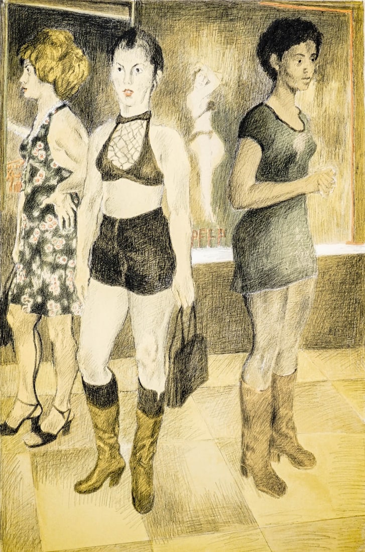 Raphael Soyer Original Signed & Numbered Litho (1 of 5)