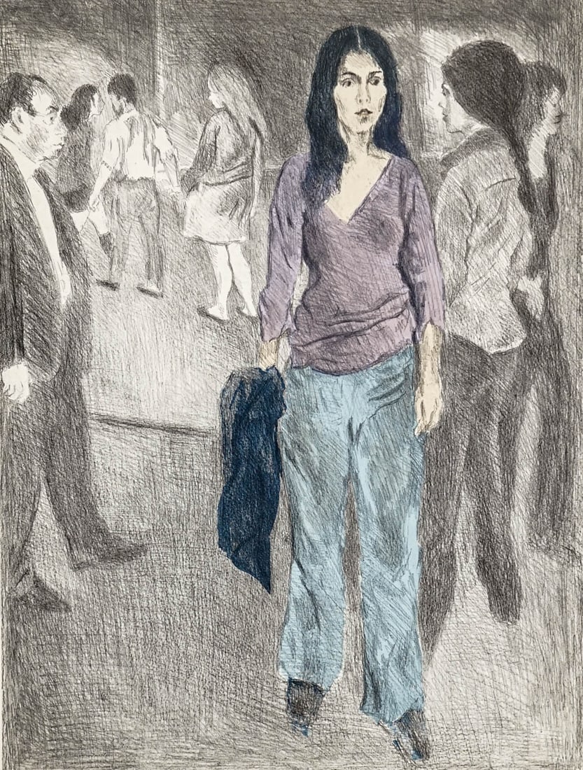 Raphael Soyer Original Signed & Numbered Litho (1 of 4)