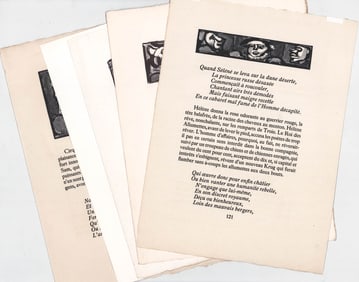 G. Rouault Woodcuts (6 Leaves) from 'Passion'