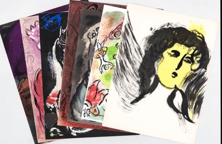 Marc Chagall (8) Vintage Lithographs