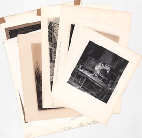 Antique (7) Etchings and Lithographs