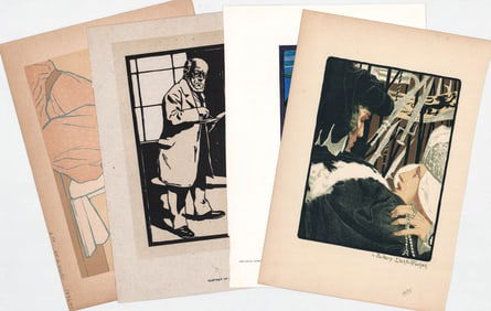 (4) Lithographs [Bellery Desfontaines]