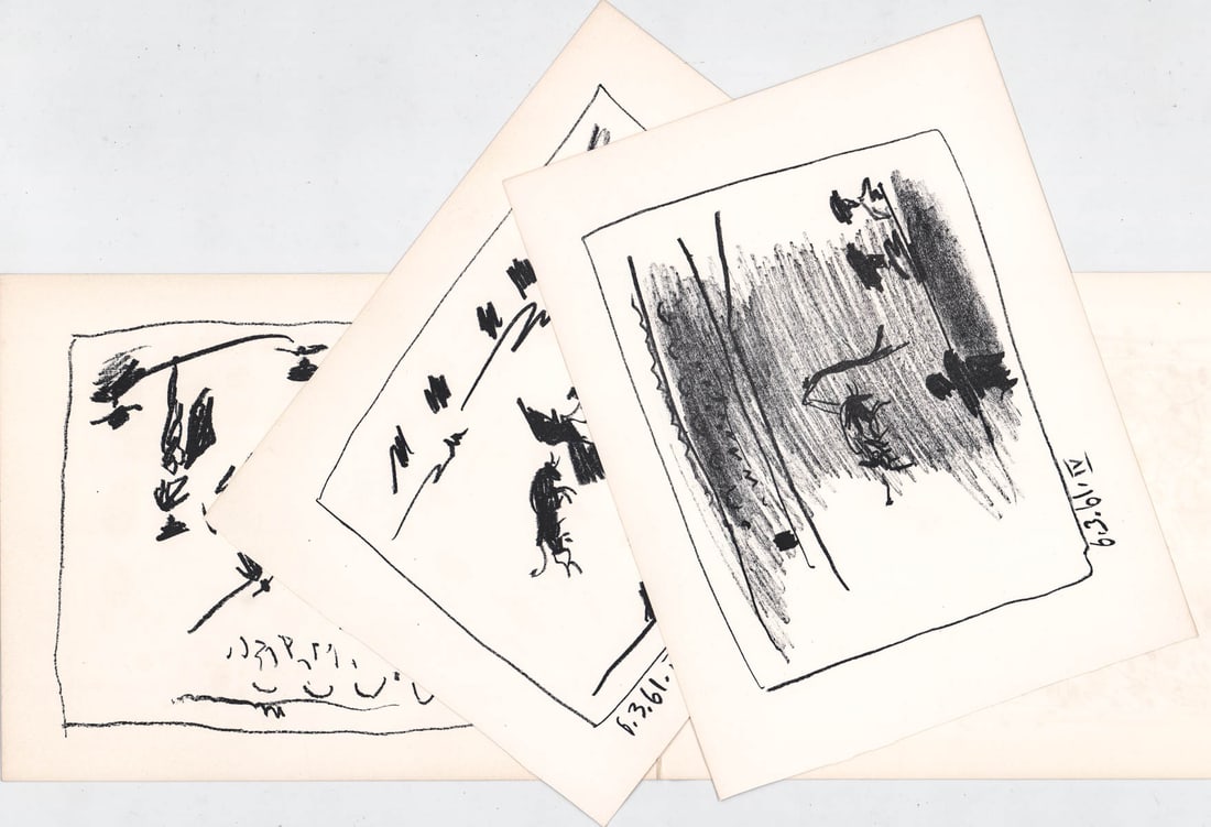 Picasso (4) Lithographs (1 of 9)
