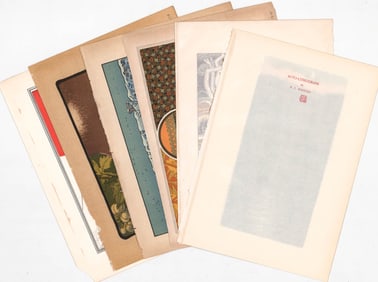 Antique (6) Color Prints [Foottet, Sumner]