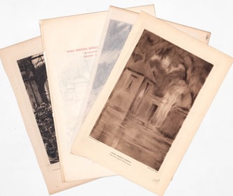 Antique (4) Prints [De Nittis]