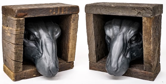 Beth Cavener Attributed Stoneware Sculpture