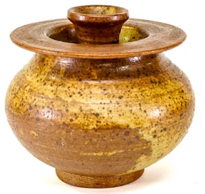Ken Ferguson Studio Pottery Covered Jar
