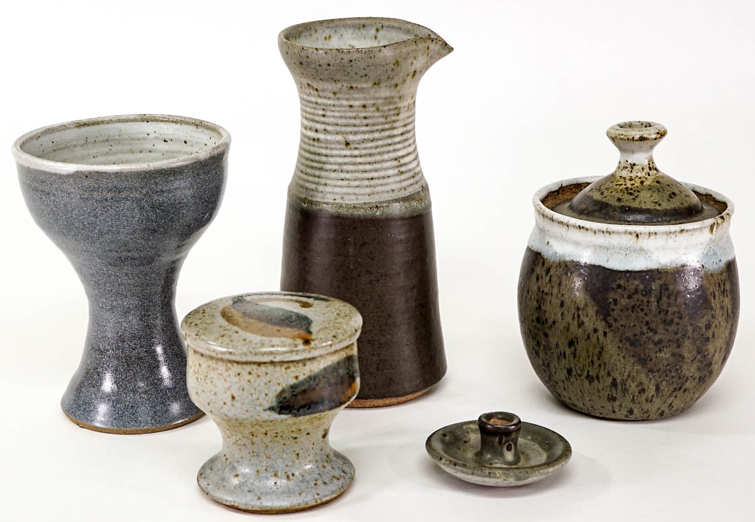 4 Items Studio Pottery [Archie Bray] (1 of 14)