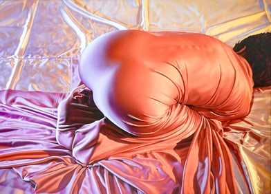 John P. Stewart Large Acrylic on Canvas 48 x 66 in