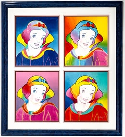 Peter Max Snow White S/N Serigraph Suite 4 Prints