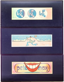 Three Peter Max Hand Signed Prints