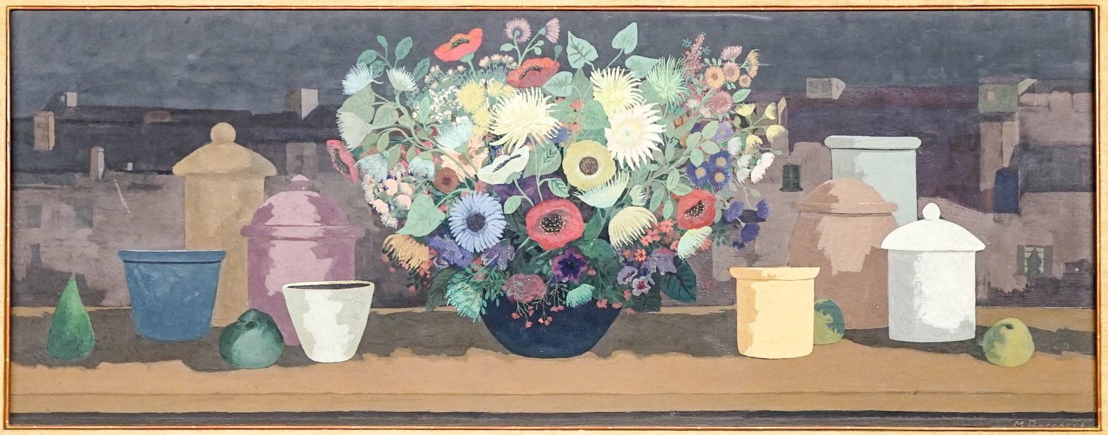 Marcello Boccacci Large Original Oil on Board (1 of 4)