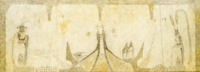 Thea Ekstrom (Sweden, 1920-1988) Oil/Panel