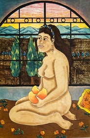 Enrique Flores Gonzalez SIGNED PA Aquatint