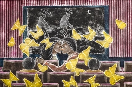 Enrique Flores Gonzalez SIGNED PA Aquatint