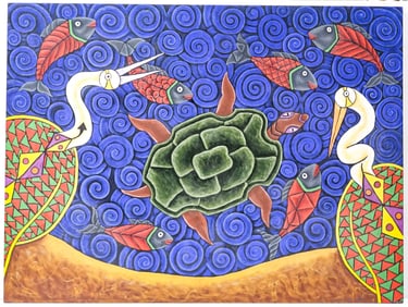 Enrique Flores Gonzalez (Mexico b. 1963) Lg Oil