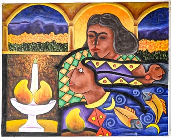 Enrique Flores Gonzalez (Mexico b. 1963) O/C