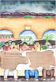 Fernando Olivera Original Watercolor '88