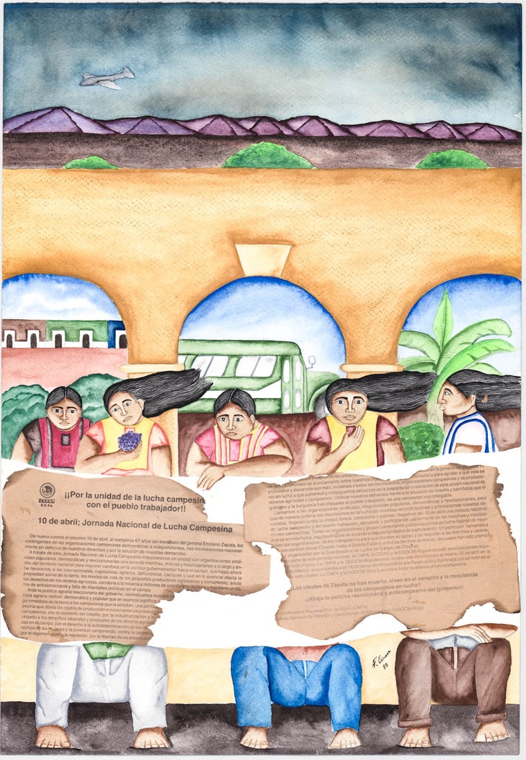 Fernando Olivera Original Watercolor '88 (1 of 3)