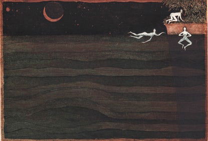 Lars Bo S/N Etching Le Lac Aux Femmes Rousses