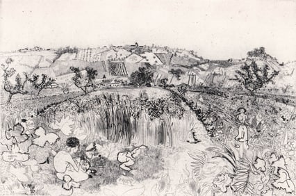 Anthony Gross SIGNED AP Etching