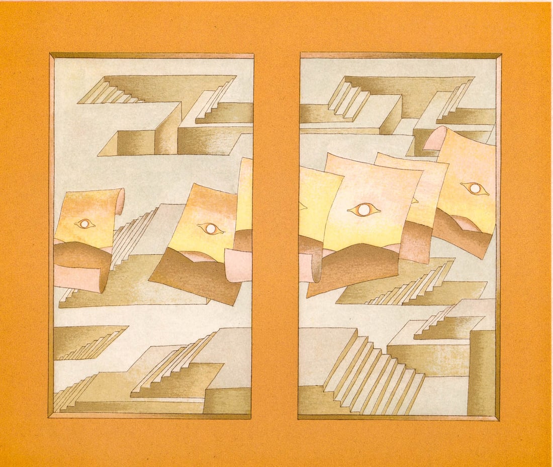 Jean-Michael Folon S/N Lithograph (1 of 5)