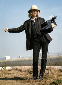 Baron Wolman Photo SIGNED [Richard Brautigan]