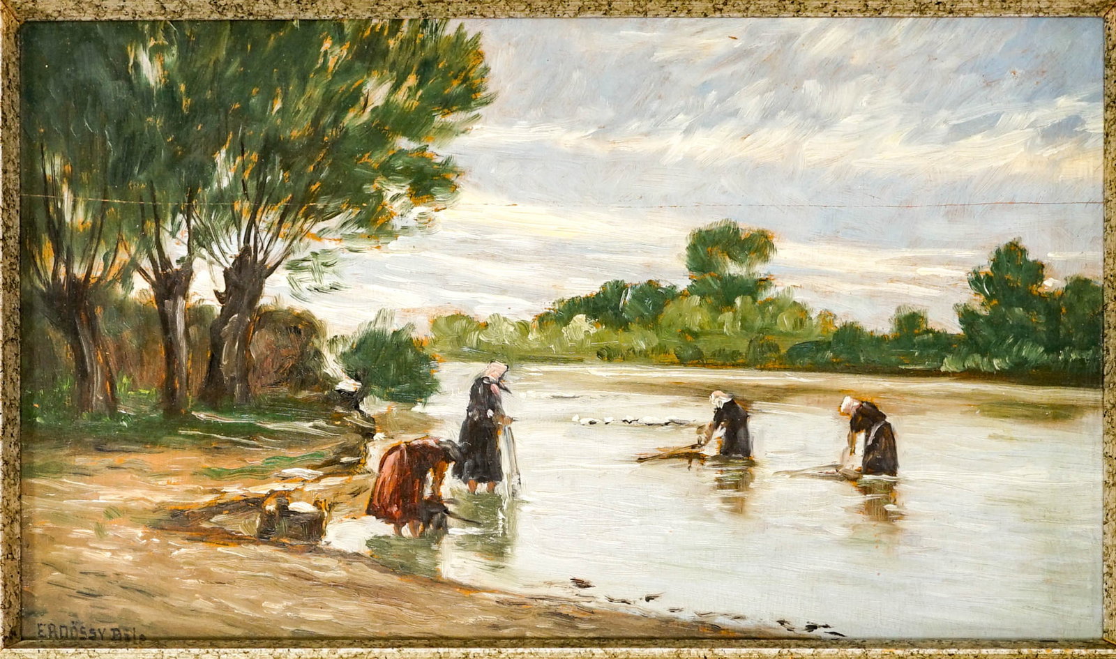 Erdossy Bela (Hungary 1871-1928) Oil/Board (1 of 4)