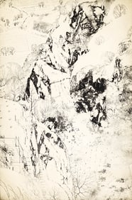 Peter Milton Large Etching Sanctuary's Edge