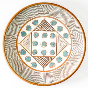 Large Unsigned Ceramic Charger