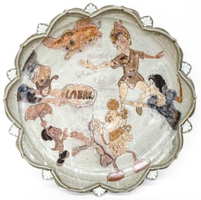 Ryan LaBar Large Signed Ceramic Platter