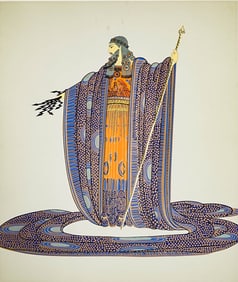 Erte "Zeus" Hand Signed Serigraph #250/300