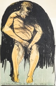 Leonard Baskin Signed & Numbered Lithograph