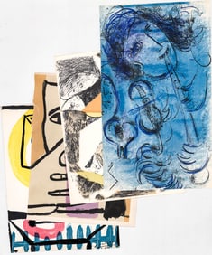 Various Artists (4) Prints [Mourlot]