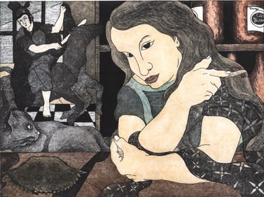 Eddie Martinez Etching S/N