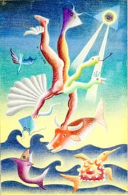 Mexican Artist SIGNED Pastel