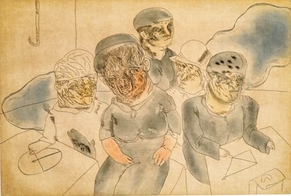 Jose Luis Cuevas SIGNED Lithograph 58/100