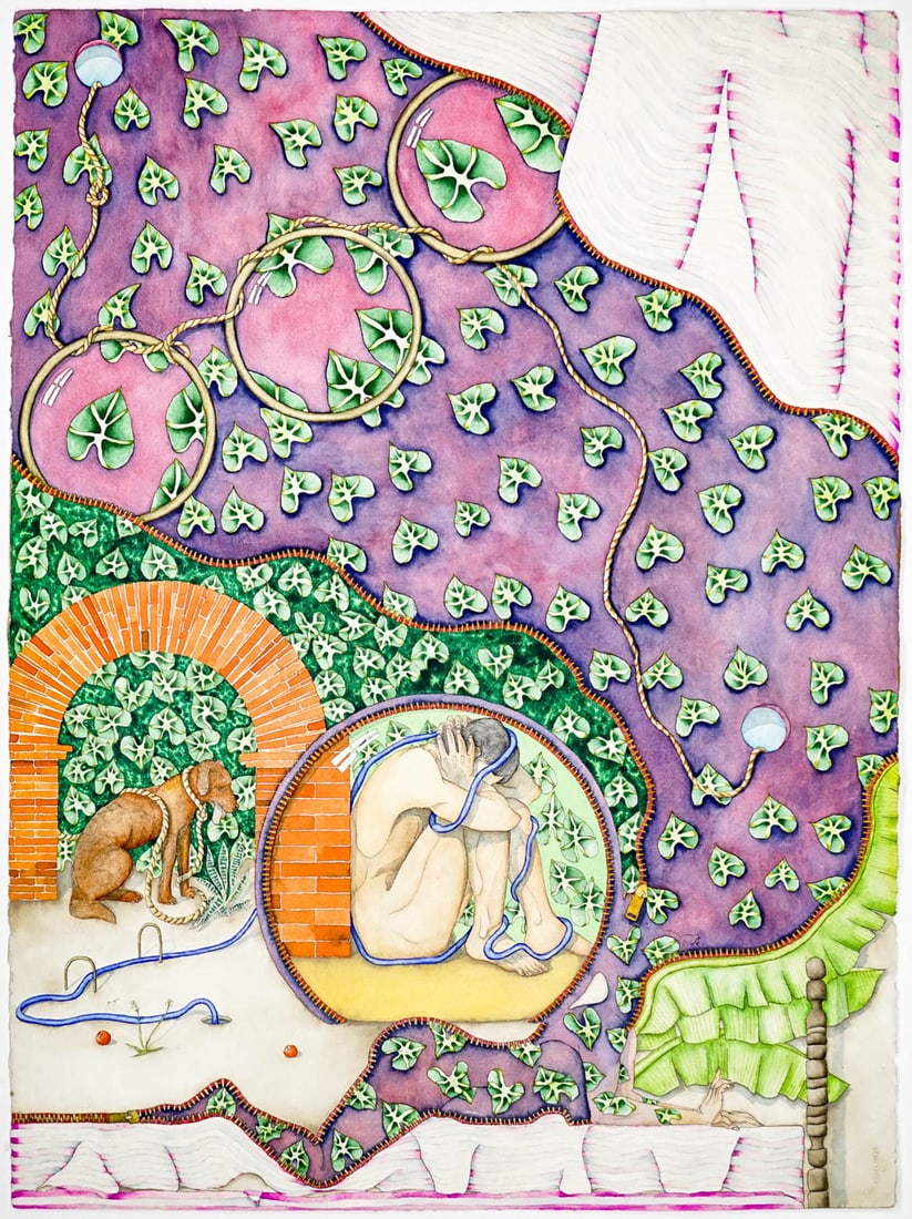 Marco Bustamante Original Acrylic on Paper (1 of 3)