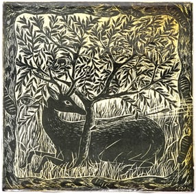 David Regan 6IN Tile [Deer]