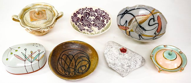 Studio Pottery (7 PCS) Montana Artists