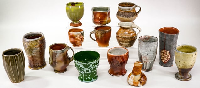 Studio (15 PCS) Pottery Cups and Mugs