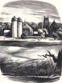 Benton Spruance SIGNED Print [Newton Towers]