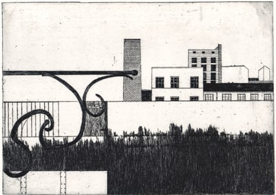 Elisabeth Steckert-Kranz Signed Etching 86/100