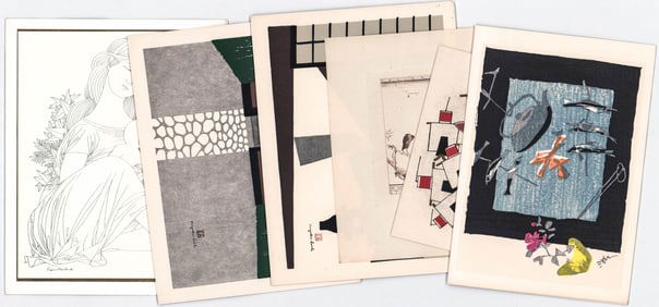 Various Artists (6) Small Prints / Cards